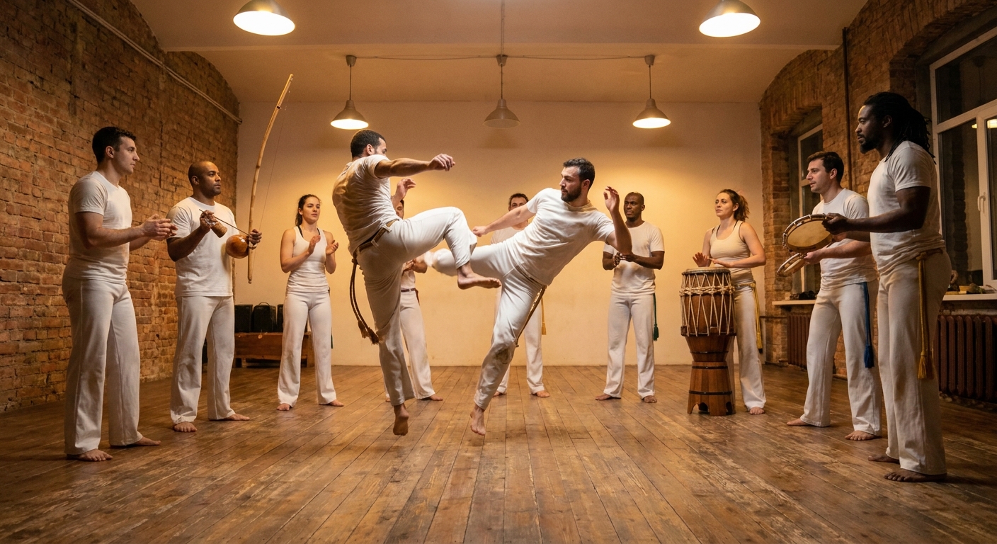 Capoeira per Adulti a Roma: Un Allenamento Completo tra Musica, Movimento e Cultura Afro-Brasiliana